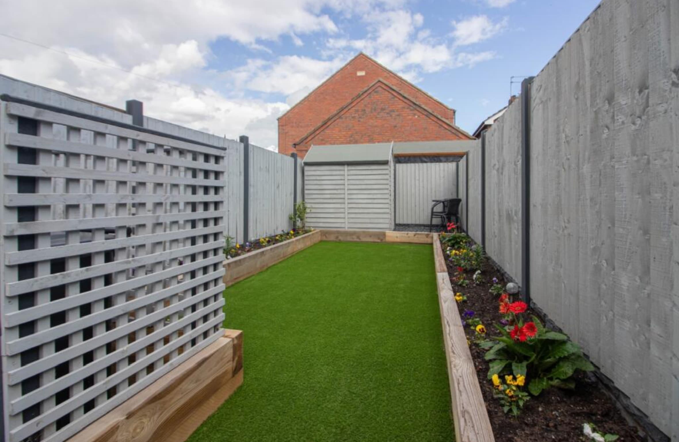 Derbyshire — completed rear garden