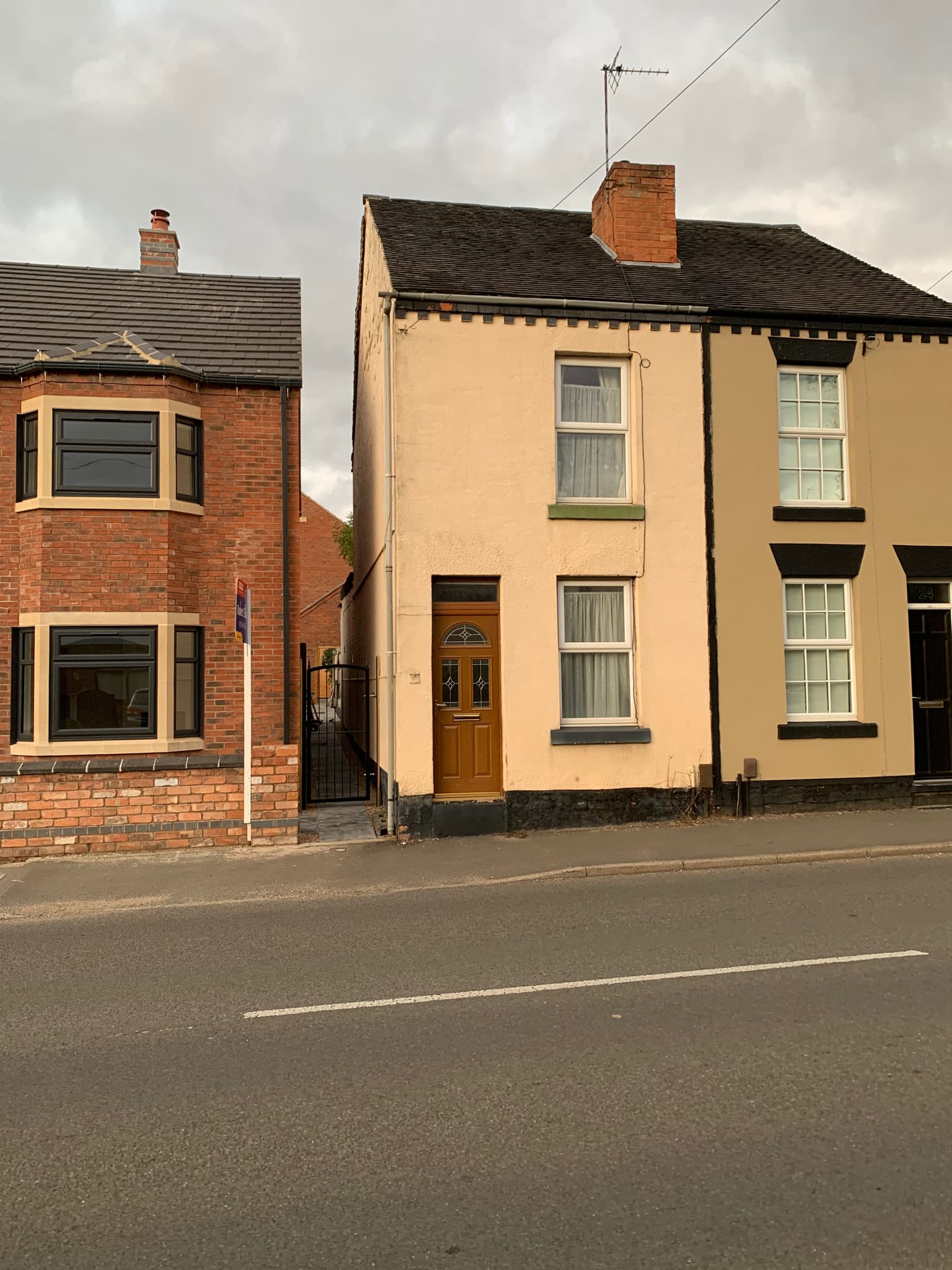 Derbyshire — front elevation before modernisation