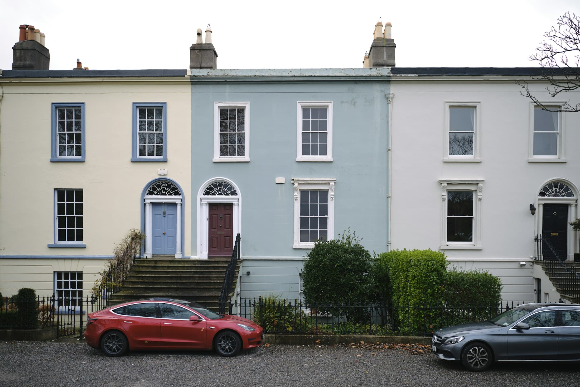 Completed terraced home with maintained frontage