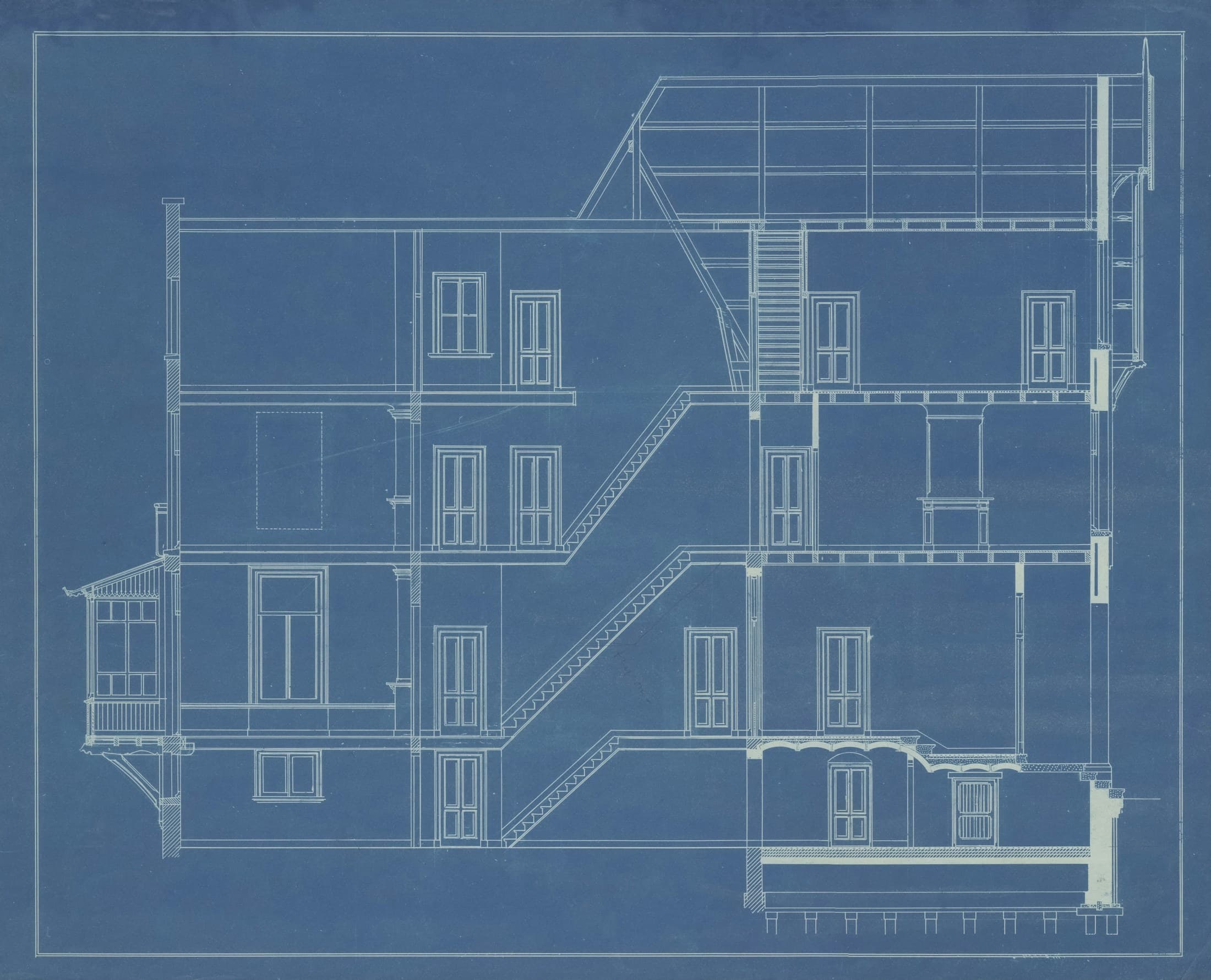 Multi-storey residential architectural drawings