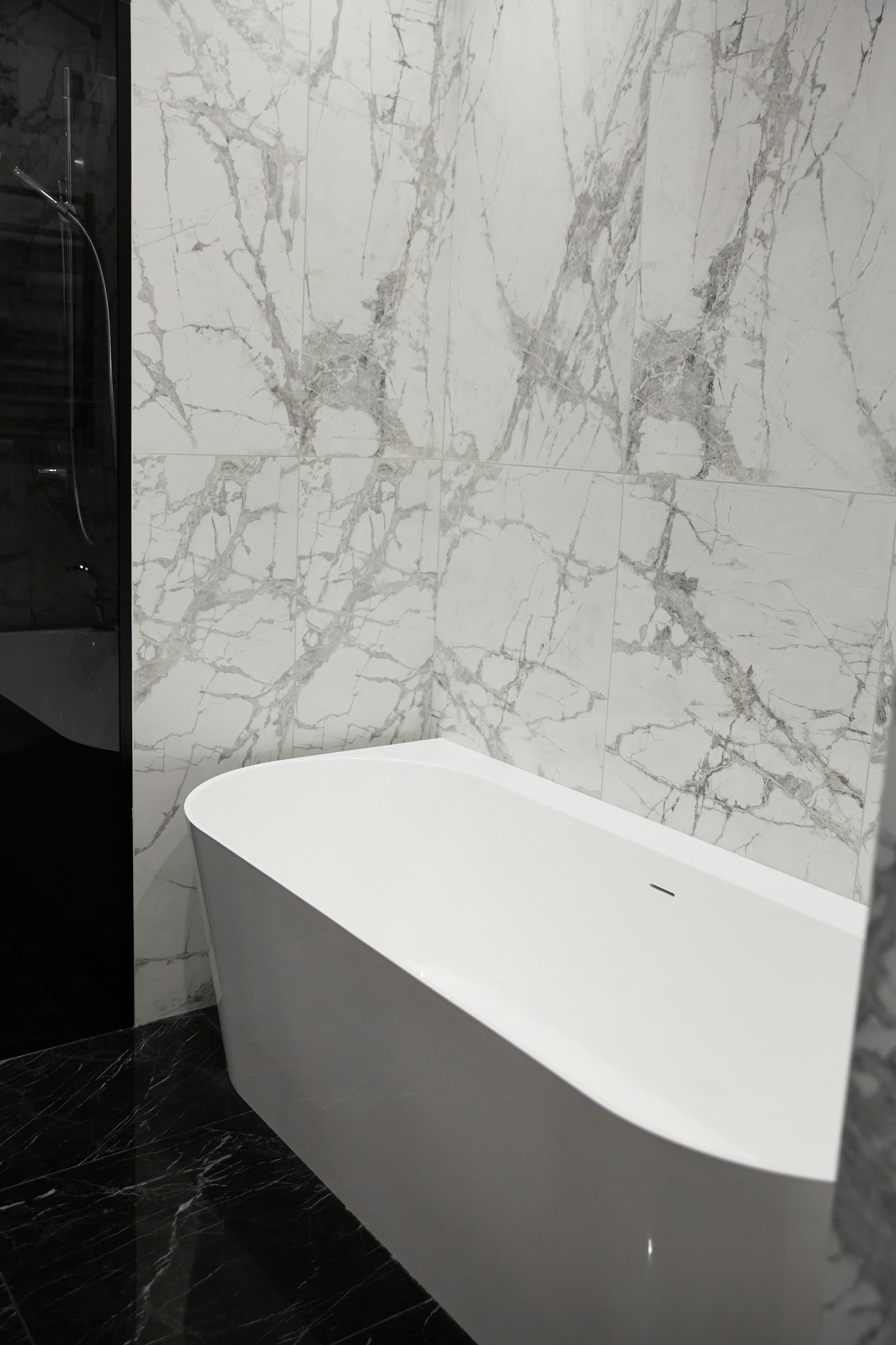 Luxury bathroom with freestanding bath